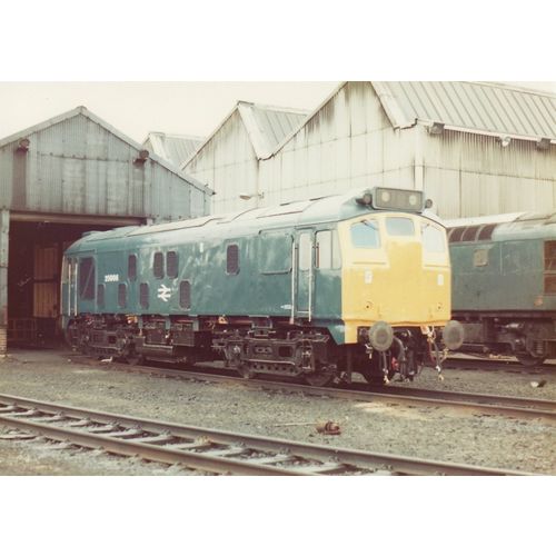 Railway Photo BR Class 25 25006 Eastfield Depot 1979 Diesel Loco Glasgow Shed