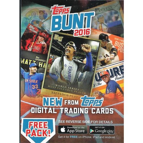 Lot #43 (5) 2016 Topps Walmart Marketside Ortiz Pollack McCutchen +2 See Pics