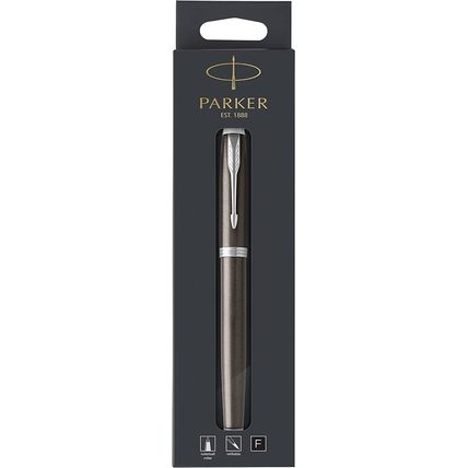 Parker IM Rollerball Pen 1975543, Dark Espresso, Fine Point Blk Ink [New&Sealed]