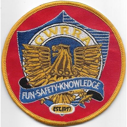 GWRRA Embroidered Patch Badge Crest Eagle Gold Wing Roar Riders Association 4”