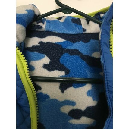 Weatherproof Toddler Boys Full Zip Coat Jacket Reversible Size 3TBlue Camouflage