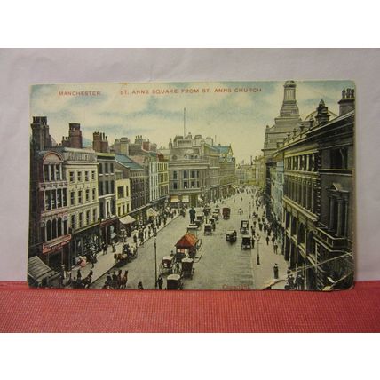 ST, ANNS SQUARE, MANCHESTER . unused antique postcard =