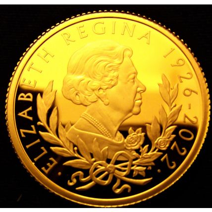 2022 GOLD PROOF 1/4oz .999 £25 DENOMINATION Sovereign size coin