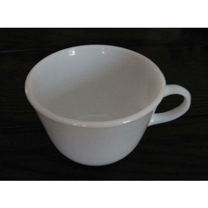 Excellent Condition 3 Vintage Pyrex Opal White Milk Glass Coffee Cup Mugs