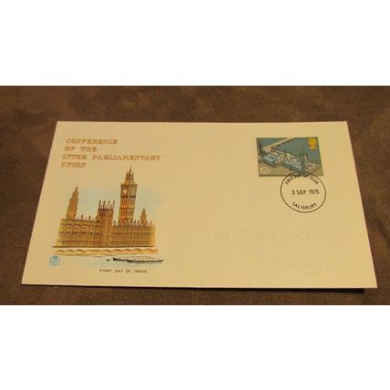 Stuarts 1975 GB FDC Cover - Inter Parliamentary Conference - Westminster, London