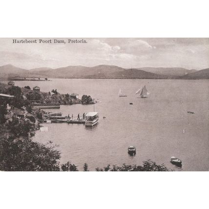 Pretoria Hartebeest Poort Dam South Africa EX Postcard