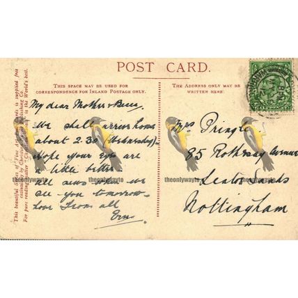 St Sepulchre's Church, Northampton, Fine Art Postcard, 1912