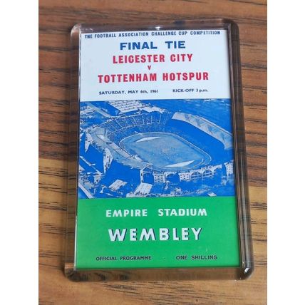 1961 FA Cup Final / 1960/61 Tottenham Double Season fridge magnet set