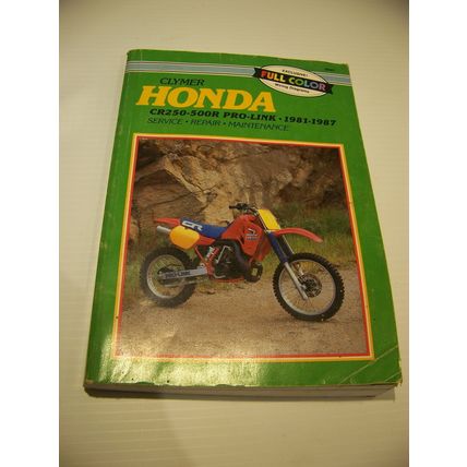 HONDA CR250-500R PRO-LINK 1981 - 1987 SERVICE REPAIR MAINTENANCE CLYMER