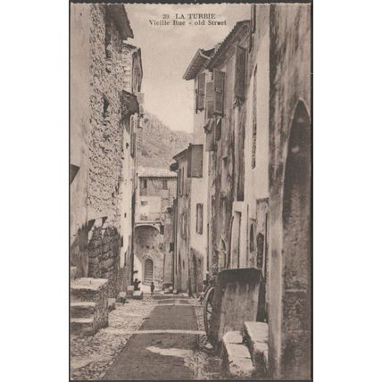 Vieille Rue, La Turbie, c.1920 - Leclerc CPA