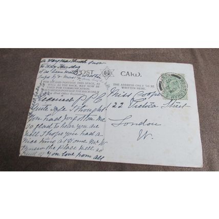 1907 fr Postcard - Lower Sandgate Road - Folkestone, Kent