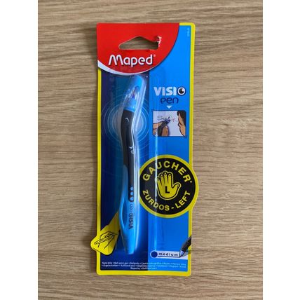 Maped Ball Point Pen Left Handed Medium Blue Ink Visio