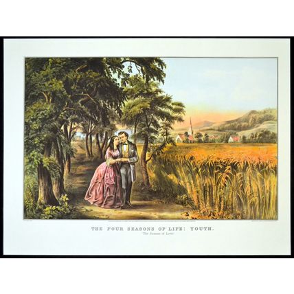 FOUR SEASONS OF LIFE: YOUTH 1952 Frances Flora Bond Palmer - John Cameron PRINT