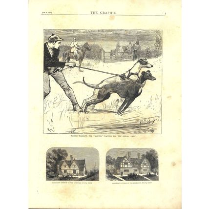 MASTER MAGRATH - THE SLIPPER WAITING FOR THE SIGNAL GO 1872 VICTORIAN ENGRAVINGS