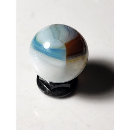 Vintage Vitro Agate "Aquamarine" Marble .64 Mint - Nice R1