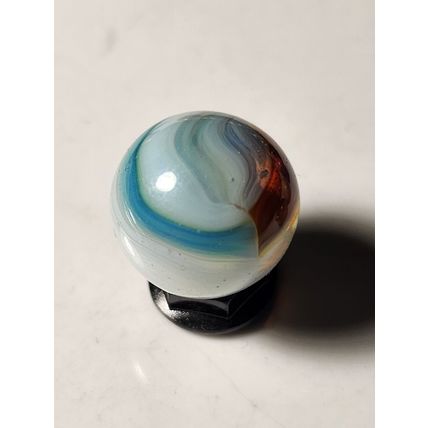Vintage Vitro Agate "Aquamarine" Marble .64 Mint - Nice R1