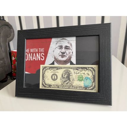Domenyk Noonan hand signed autograph dollar thumb Manchester gangster framed