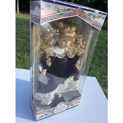 NIB VTG Brass Key Victorian Collection Limited Edition Genuine Porcelain Doll