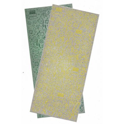 Glitter Peel Off Sticker Sheet. Choice Of Colour. Cardmaking Scrapbooking