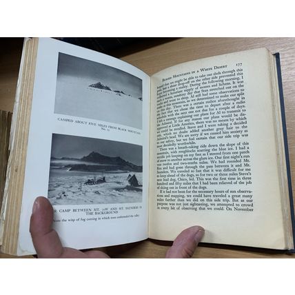 RARE* 1936 1ST EDITION PAUL SIPLE "SCOUT TO EXPLORER" BYRD ANTARCTIC BOOK (T4)