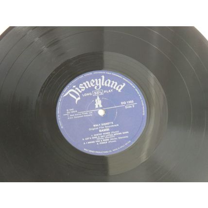 BAMBI SOUNDTRACK VINYL LP