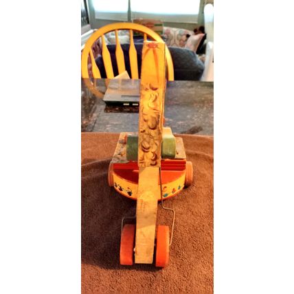 Old Vintage Original Fisher Price Fido Zilo # 707 9 3/4" Tall 1955
