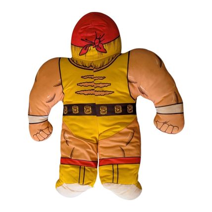 Vintage 1990 Hulk Rules Hogan Pillow Plush WWF Wrestling Buddies Tonka Cushion