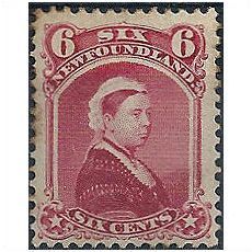 Newfoundland 1894 SG60 6c Crimson-Lake Mounted Mint