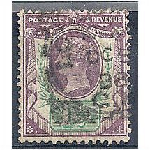 1887 SG198 1 1/2d Dull Purple & Green. Fine Used.