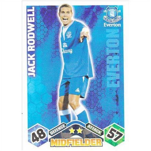 Match Attax 09 - 10 Base Card Everton Jack Rodwell