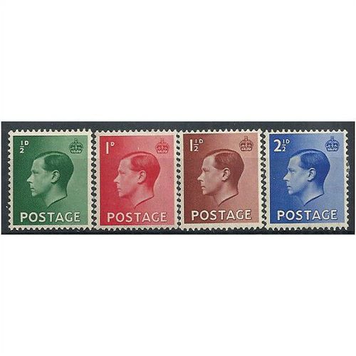 1936 Edward VIII Definitive Set SG457-460.Mounted Mint...
