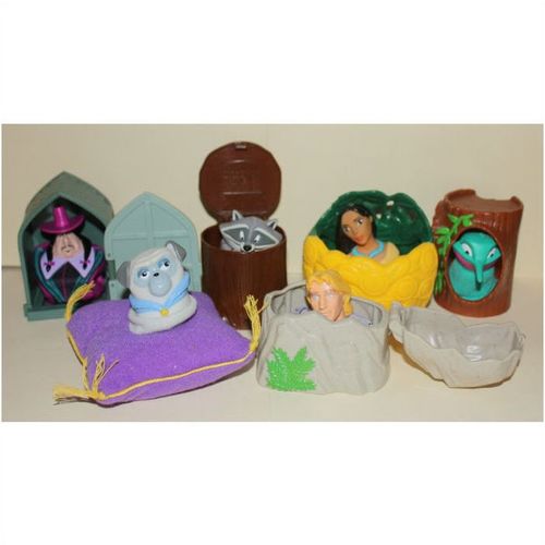 1996 Burger King Pocahontas Finger Puppets Complete Set of 6