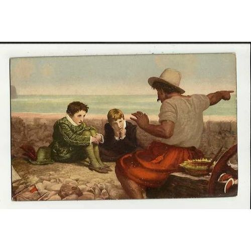 24339 THE BOYHOOD OF RALEIGH (Millais) Art Postcard by Photochrom
