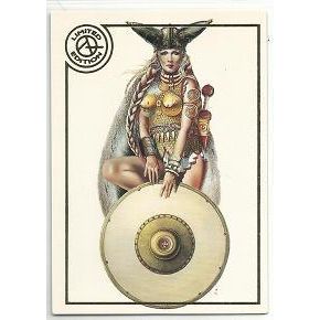 CHRIS ACHILLEOS ' GOLD STAMPED ' card # 49 BOADECIA (1992)