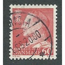 DEN 1961 60o 'KING FREDERIK IX' FINE USED (EBID42-971)