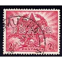 Australia 1946 Peace 2 1/2d Used Stamp