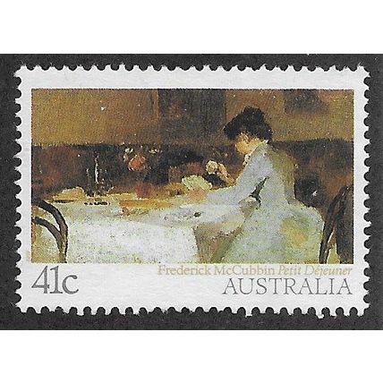 AUS 1989 41c 'IMPRESSIONIST PAINTINGS -FRED MC CUBBIN' FINE USED (EBID67-846)