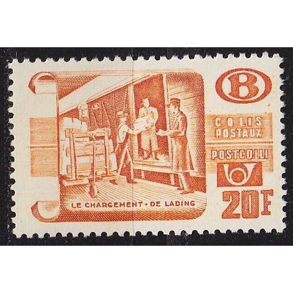 BELGIEN BELGIUM [PostPaket] MiNr 0037 ( */mh )