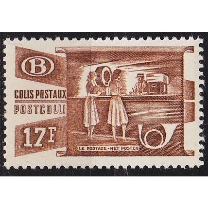 BELGIEN BELGIUM [PostPaket] MiNr 0035 ( */mh )