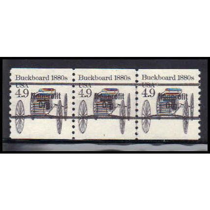 2124a 4.9c Buckboard Very Fine MNH Dry Gum PNC 1/3 PA2561
