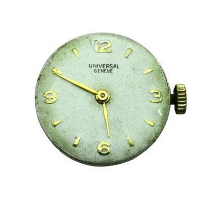 Universal Model 245 Used Swiss Watch Movement 17 J Size 7.75''' = 17.4 mm