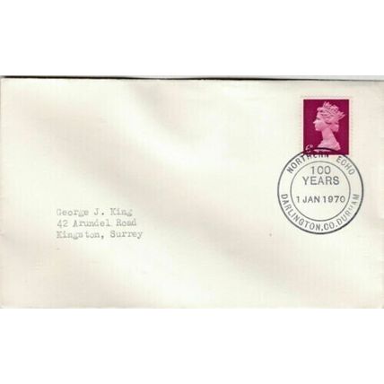 GB 1970 Northern Echo Centenary Special Cancel cover VGC