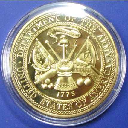 US Army, 95th Civil Affairs Brigade. Challenge Coin. 1.50". 65b.