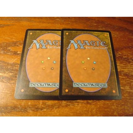 Magic the Gathering, MTG, 2-cards, 1993-2009, VIASHINO SPEARHUNTER