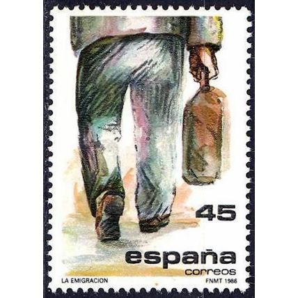 España. 1986. Mi # 2725. The Emigration