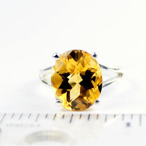 Citrine, 925 Sterling Silver Ring, SR132