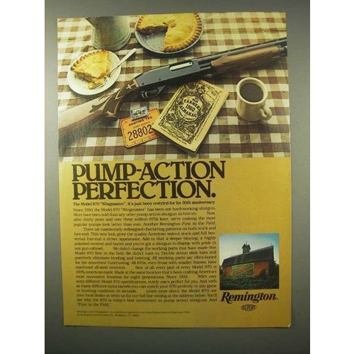1980 Remington Model 870 Wingmaster Shotgun Ad