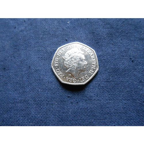 2019 Scarce BRITISH 50 PENCE COIN. ( Sherlock Holmes )