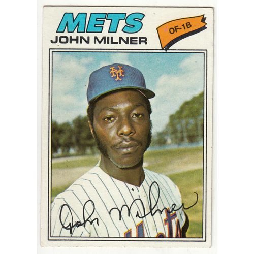 1977 Topps baseball card 172 John Milner - Mets