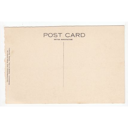 New Building County School for Girls Lewes Postcard East Sussex Damaged